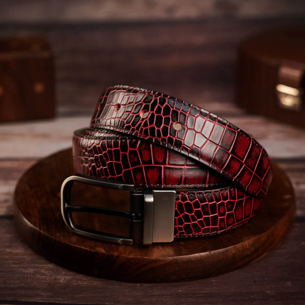 Nikos Leather Belt